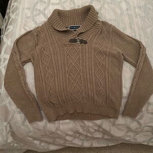 Karen Scott cable knit sweater